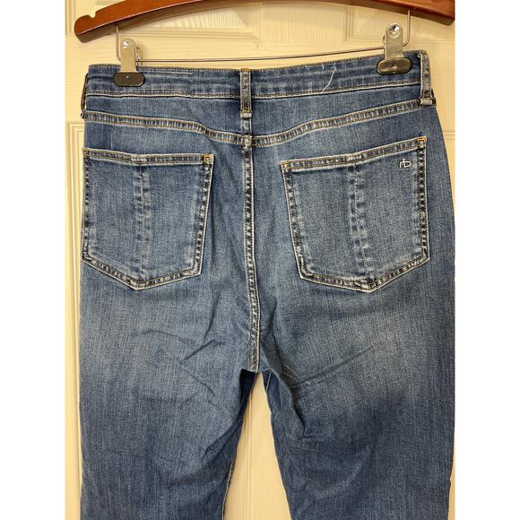 rag & bone Denim Jean Nina High Rise Ankle Cigarette Jasper - Picture 7 of 13